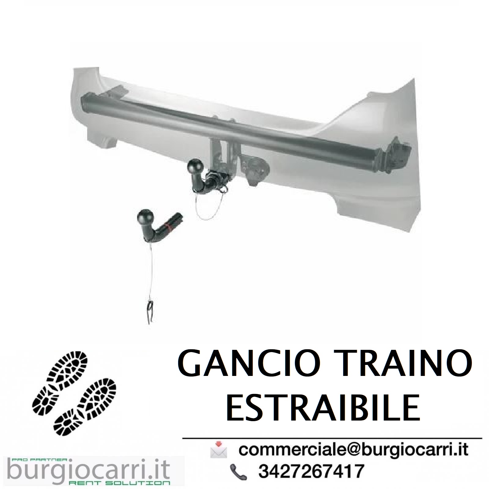 GREENSTAR - Gancio Di Traino - Per Motocoltivatori - Con Asse - Foto 9