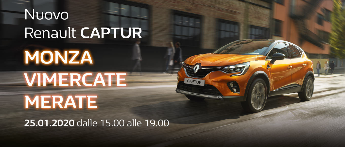 Aperitivo con Nuovo Renault Captur | 25 gennaio 2020 | Concessionaria Messa T
