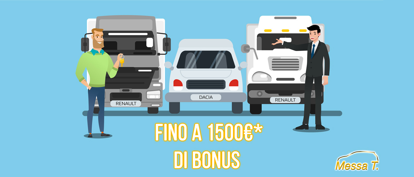 Bonus 1500€ veicoli commerciali | Concessionaria Messa T.