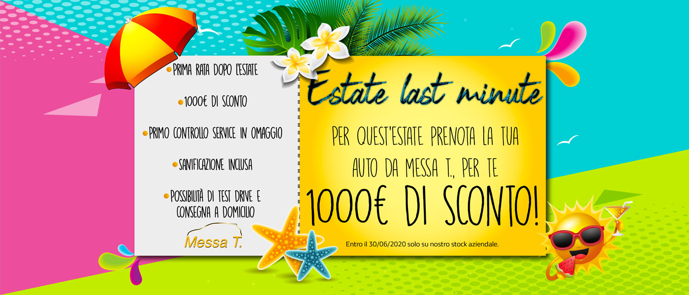 Estate last minute | occasione auto aziendale | Concessionaria Messa T.