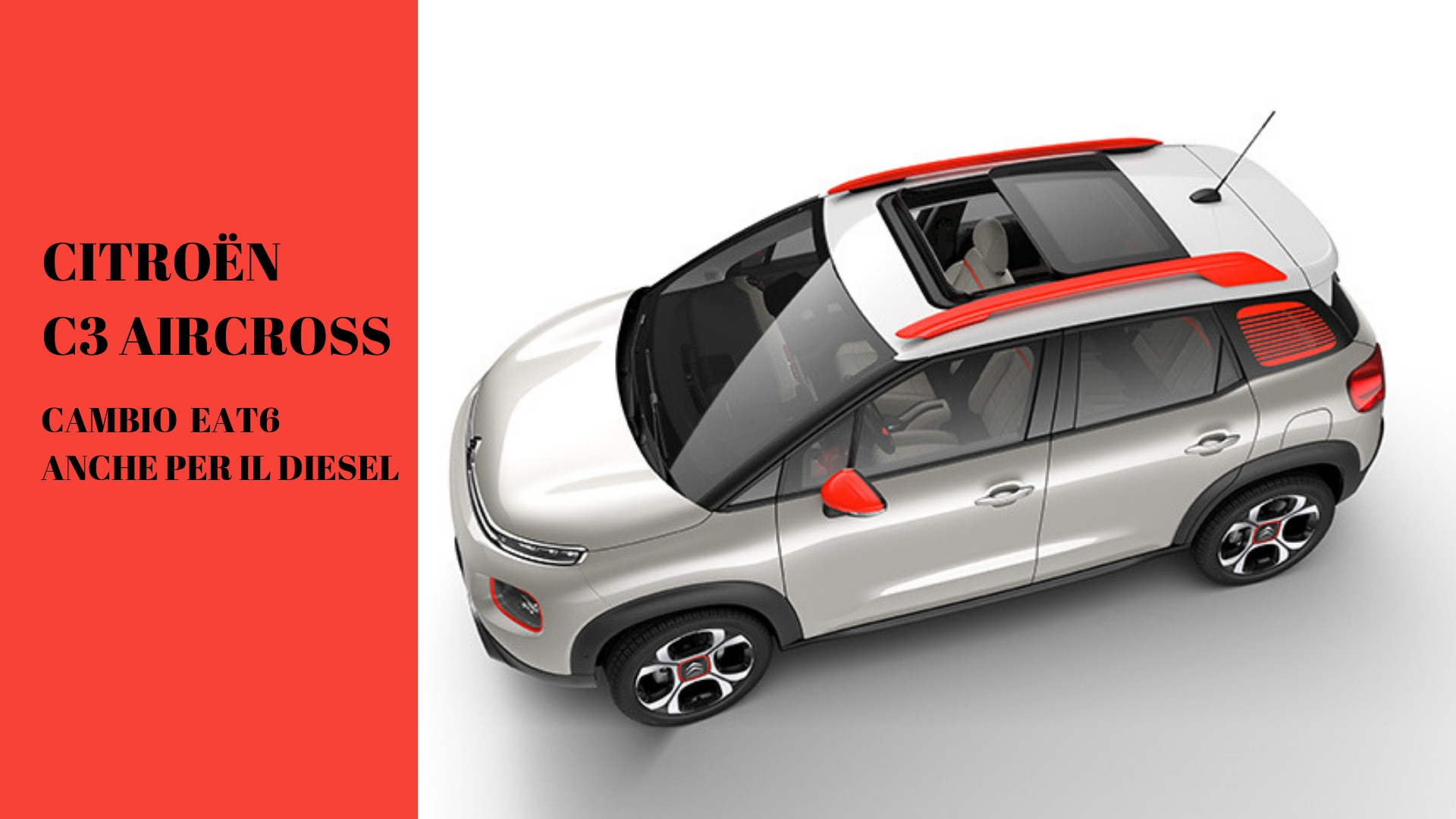 Citroën C3 Aircross: cambio EAT6 anche per il diesel
