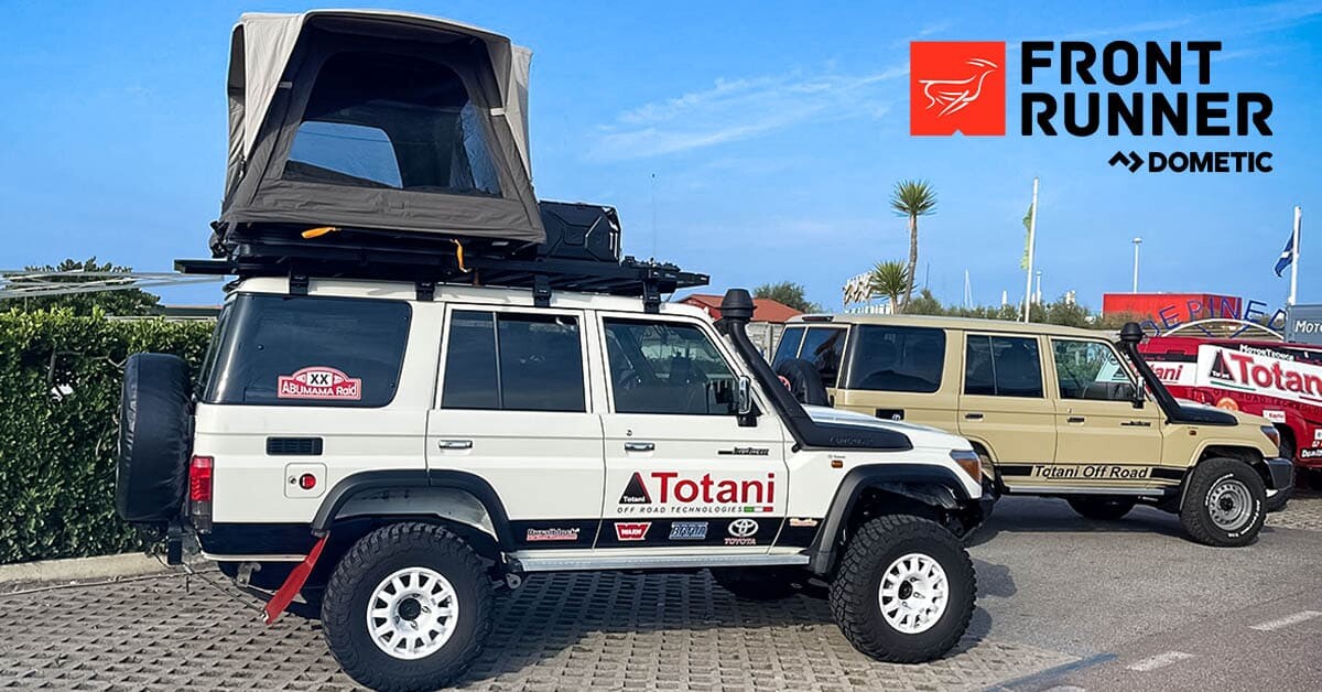 Totani Off Road Front Runner Dometic Outfitters outdoor bagagliere tende portapacchi Toyota Land Cruiser