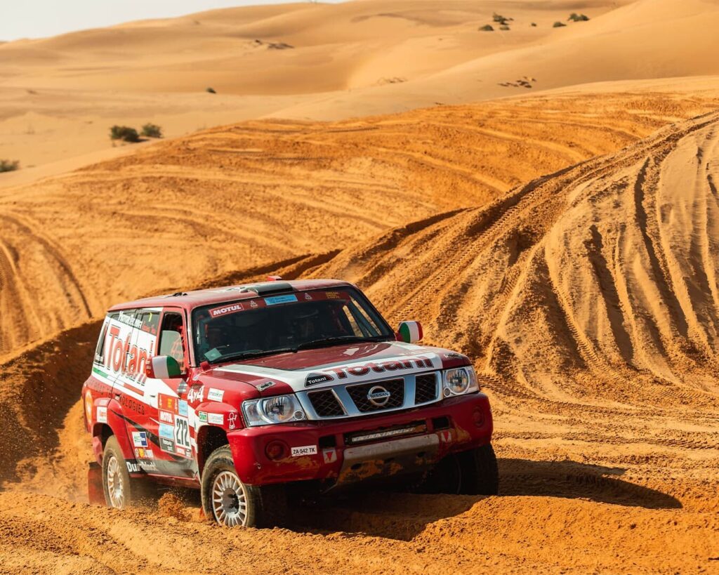 Dakar in Saudi Arabia 2022 Nissan Patrol Team Totani Rally 4x4