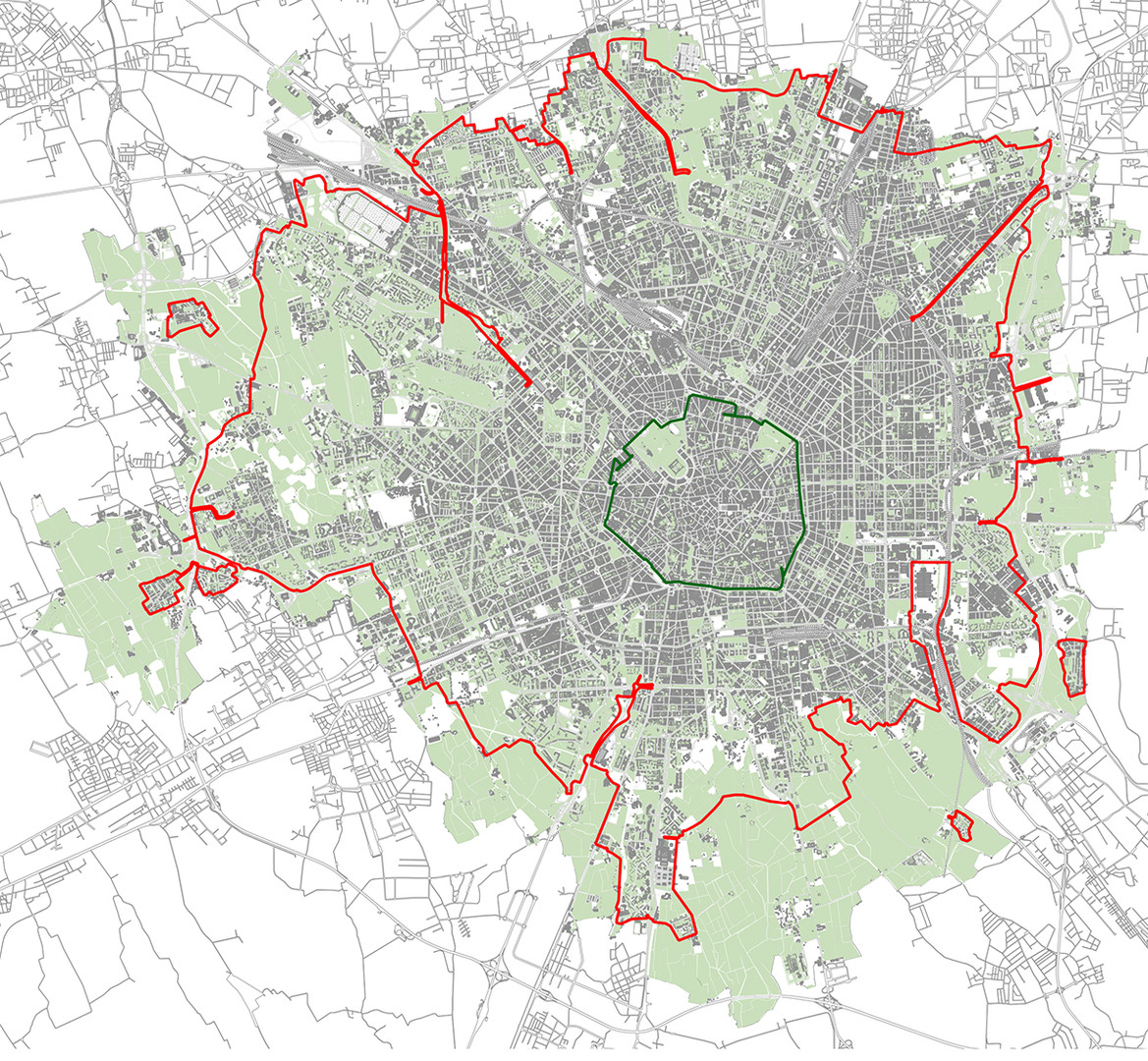 Mappa area B Milano