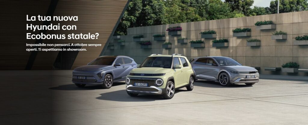 Veicoli Hyundai con Ecobonus